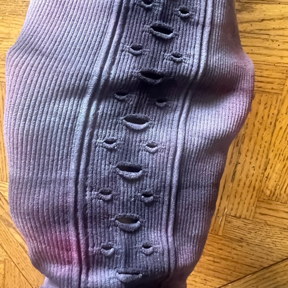 Spiritual Gangster purple Tie-Dye Leggings - Picture 5 of 6